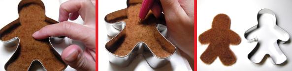 How to needle felt using cookie cutters as patterns