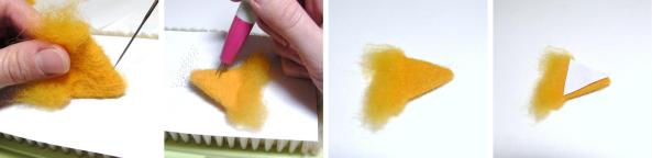 how to make a felted sun